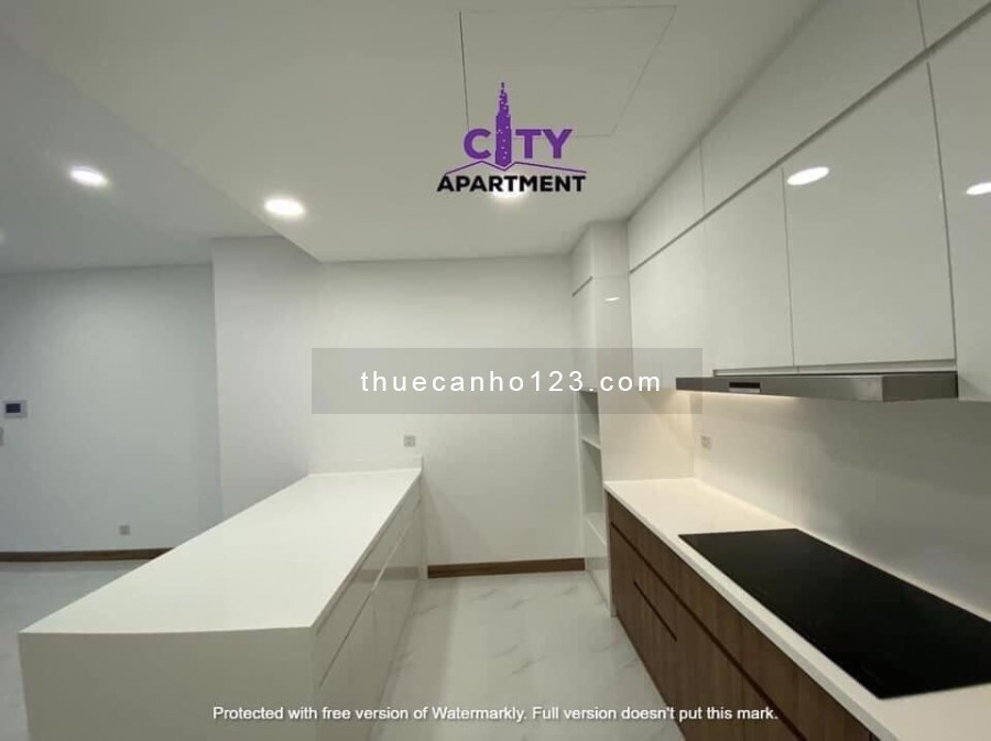 Cho thuê căn hộ tại chung cư Sunwah Pearl 130m2, 3pn, 3wc nhà mới tinh, nội thất cơ bản