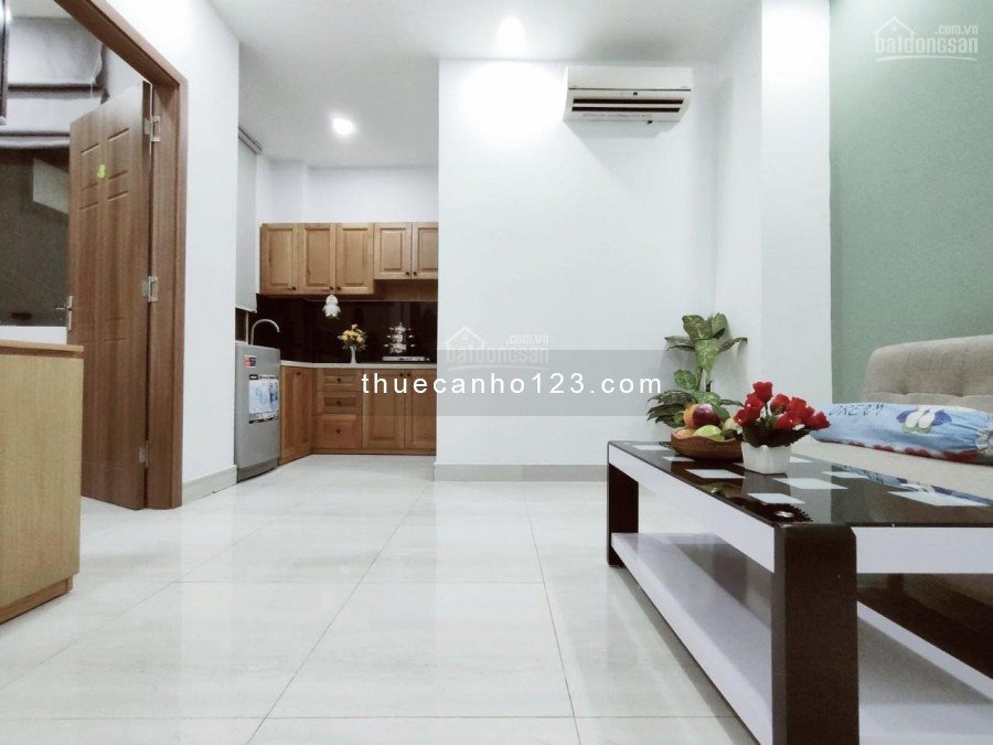 Cho thuê căn hộ cao cấp, 40m², 1PN nằm ngay Phố Vạn Kiếp, Bình Thạnh, giá chỉ 8tr/tháng