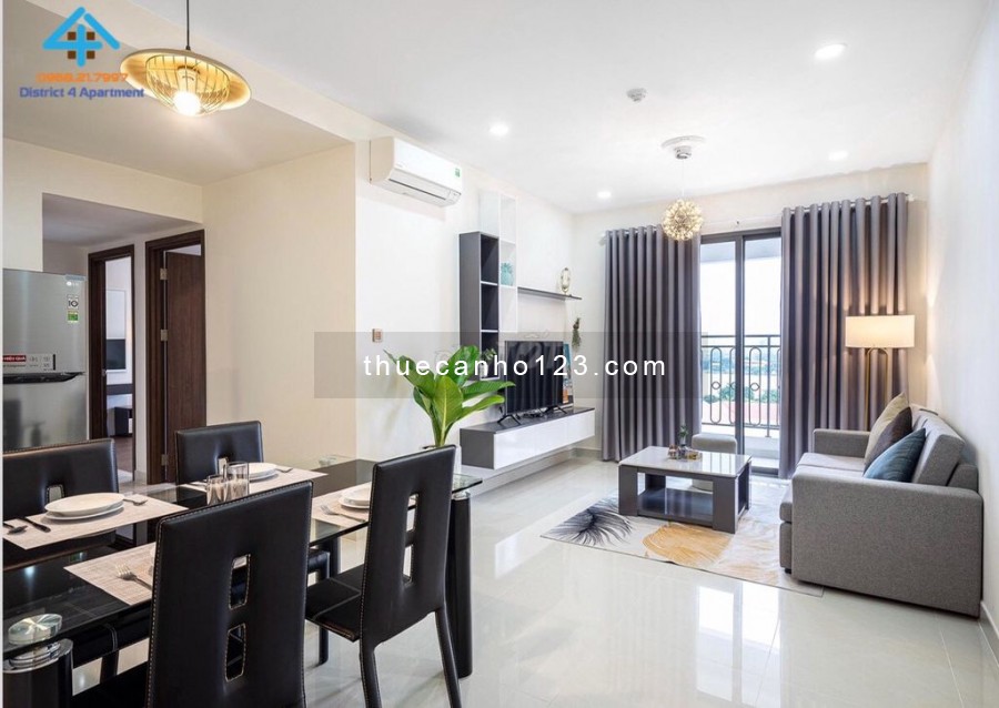 Cho thuê căn hộ 86m² 2PN tại chung cư Saigon Royal, giá 23tr/tháng view đẹp
