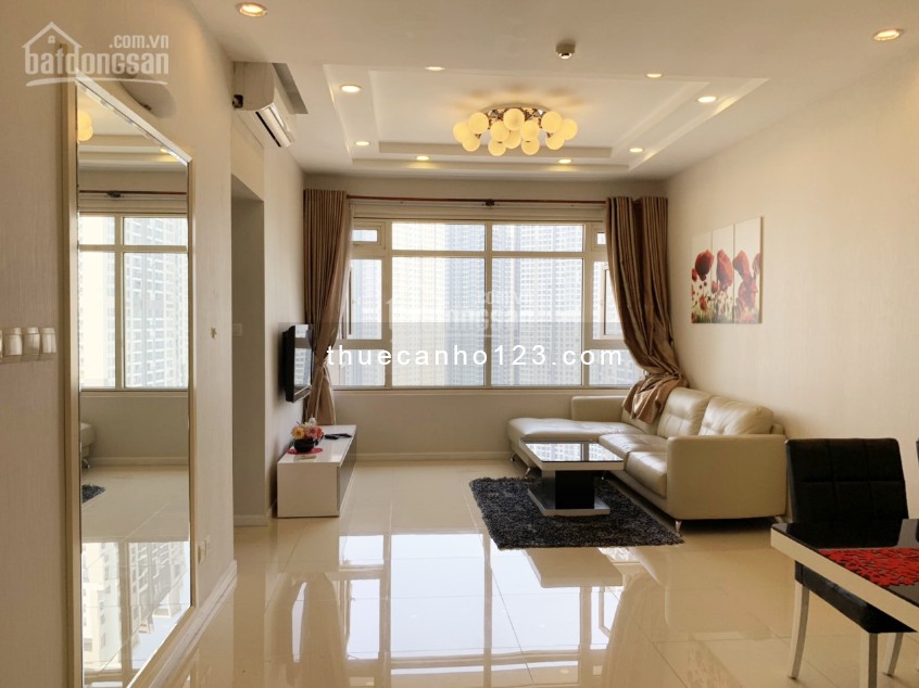Cho thuê gấp căn hộ Saigon Pearl 90m², 2PN, giá chỉ 15 triệu/tháng full nội thất