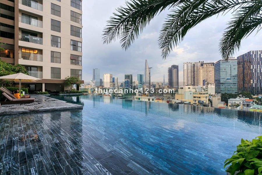 Cho thuê căn hộ Masteri Millennium 2PN, 65m², giảm 10% giá 16tr/tháng