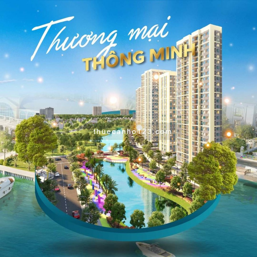 Cho thuê căn hộ 2PN quận 9 dự án Vinhomes giá rẻ, rộng rãi