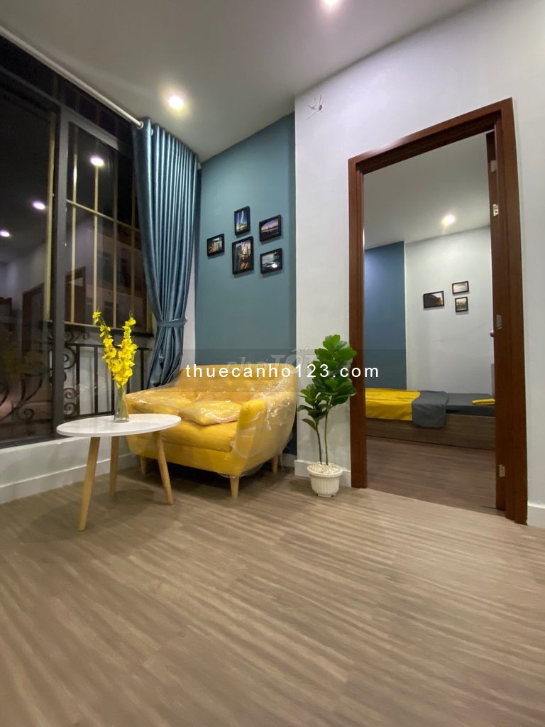 Cho thuê căn hộ full nội thất, 2PN, 55m², giá rẻ 9tr/tháng