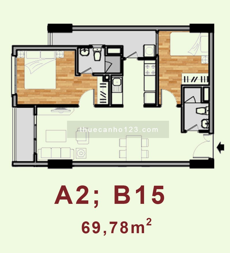 Cần cho thuê căn hộ Lavita Thủ Đức với mức giá cực ưu đãi 0904.722.271