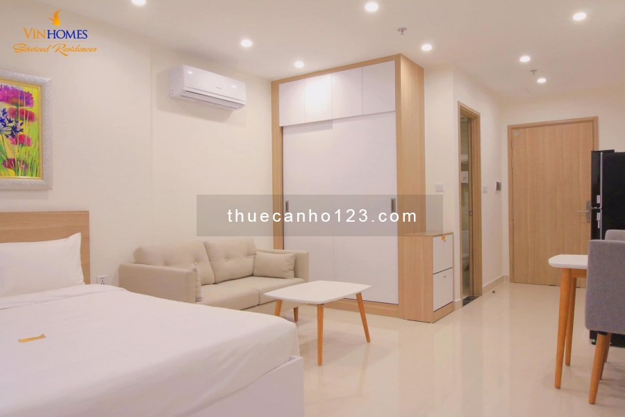 Cho thuê căn hộ Studio 30m2 full nội thất cao cấp mới đẹp tại Vinhomes Smart City giá từ 7 triệu
