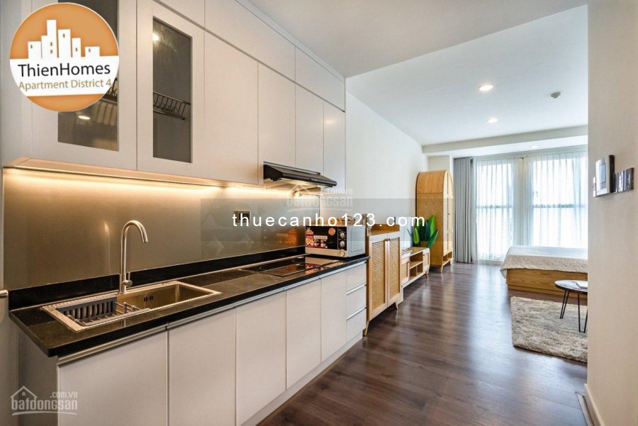 Cho thuê căn hộ 29m², 1PN giá 7tr/tháng full nội thất River gate