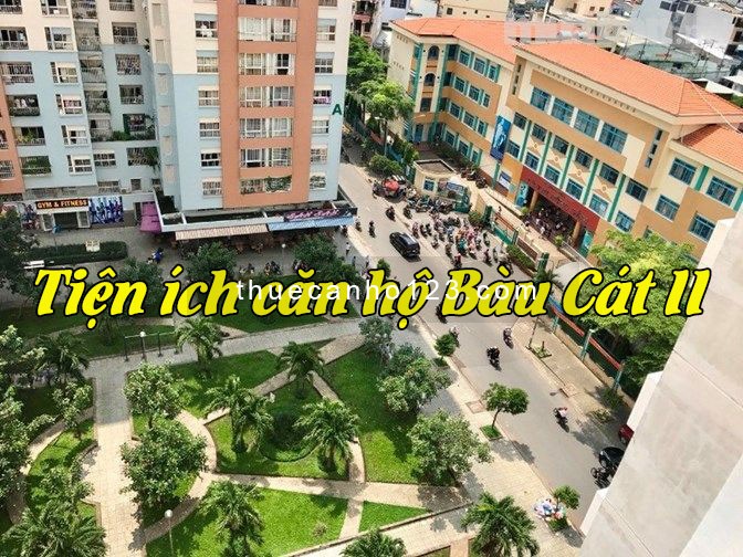 Tiện ích căn hộ Bàu Cát II