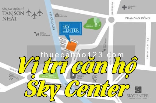 Vị trí căn hộ Sky Center