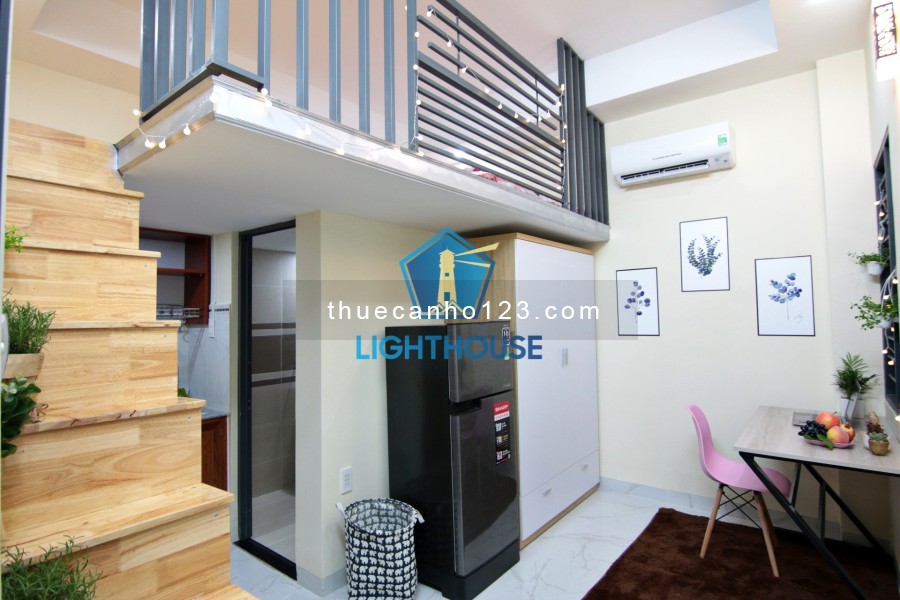 Cho Thuê Căn Hộ Duplex Full Nội Thất Sát Đại Học Hutech