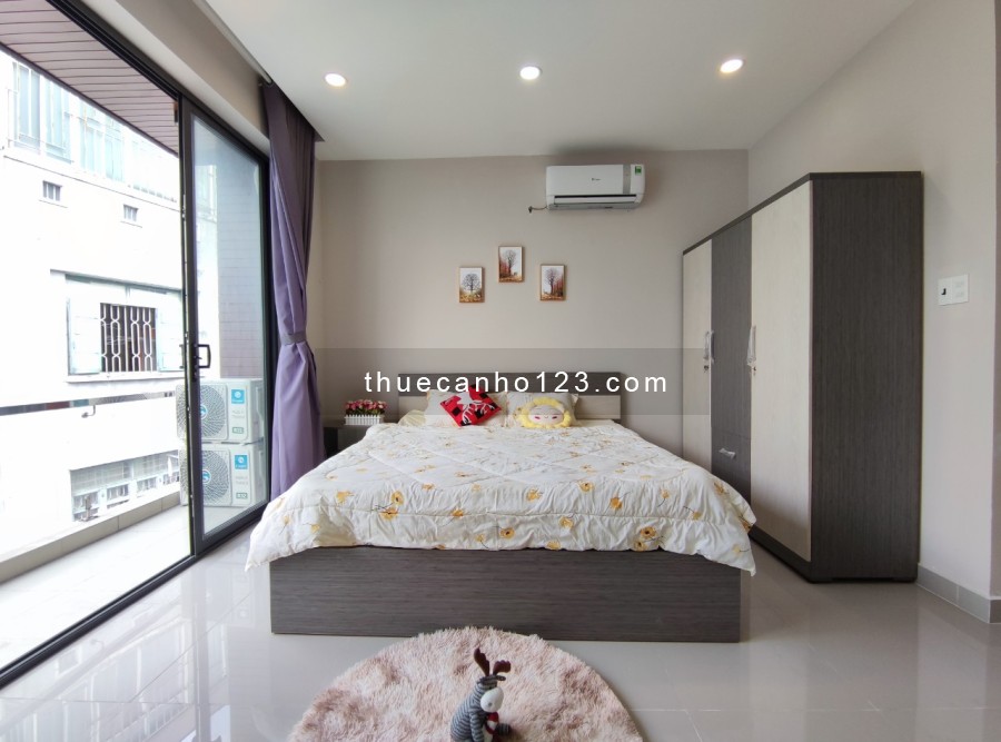 Cho Thuê Căn Hộ Studio Ban Công, Full NT, 1PN, Giá Tốt, Tân Bình