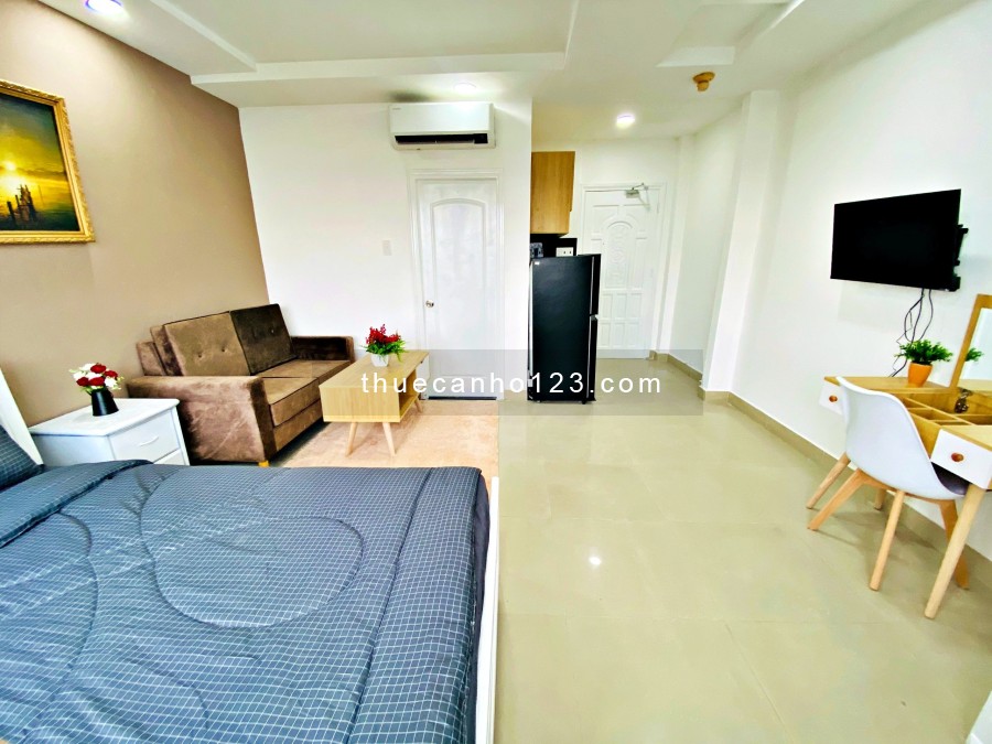 Cho thuê căn hộ dạng Studio full nội thất tại Trần Quang Diệu trung tâm Quận 3