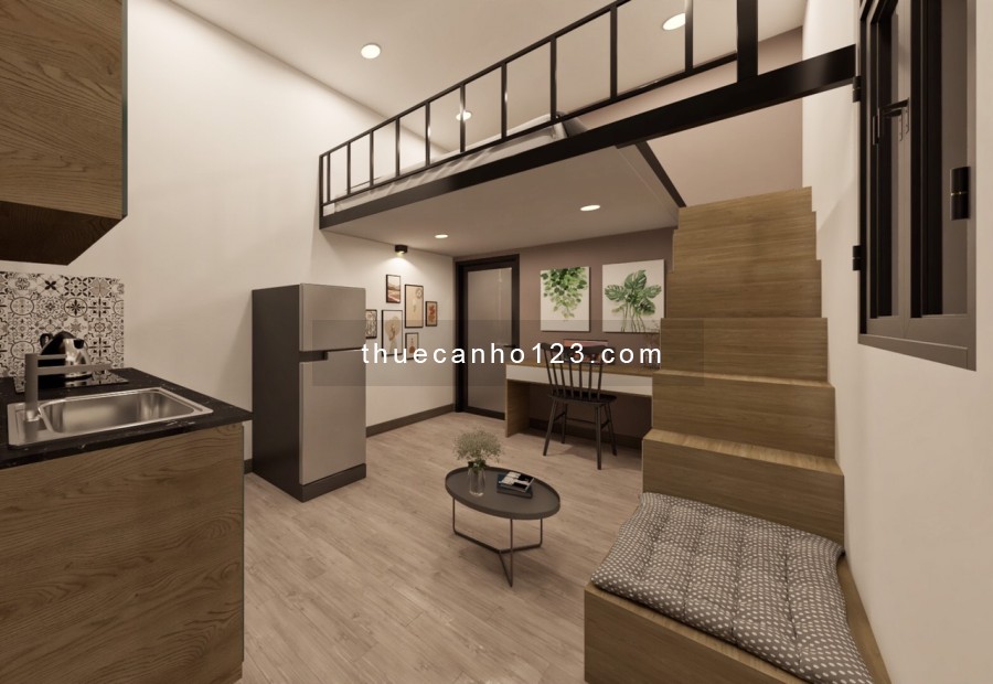 Phòng Duplex - Full nội thất - Ban công - Gần Sân bay Tân Sơn Nhất