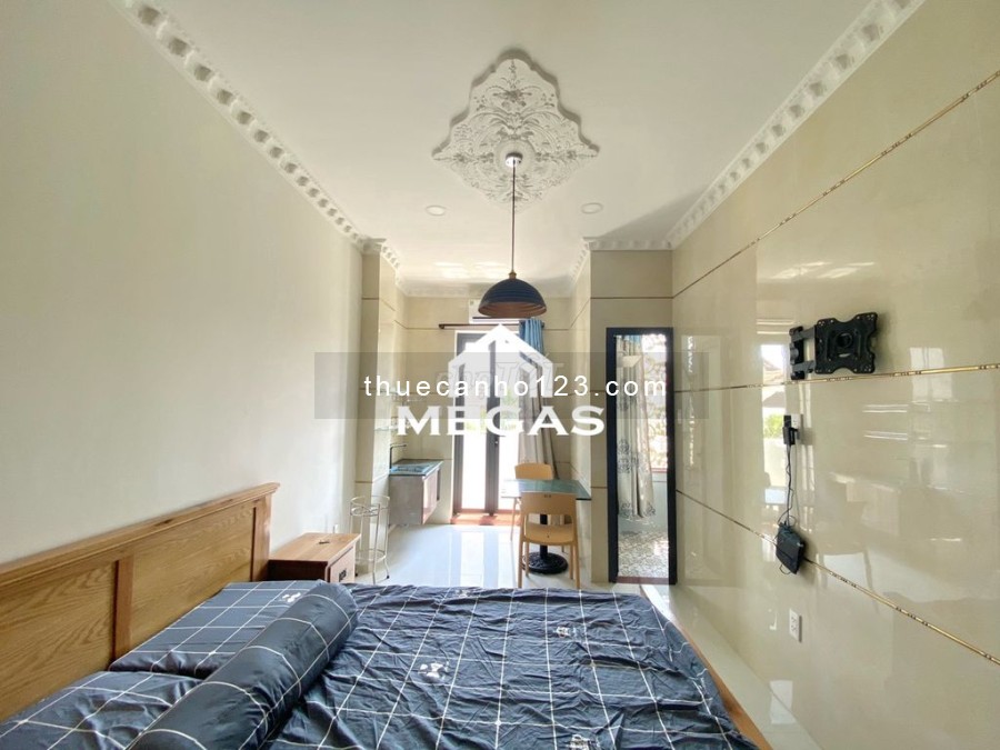 Cho thuê căn hộ dịch vụ 25m2 có nội thất sẵn ở Quận Bình Tân giá rẻ 4 triệu 5 - 0938228607