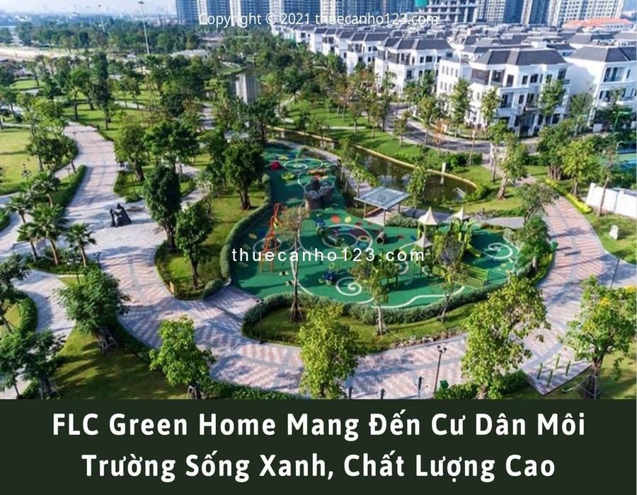 FLC Green Home mang đến cư dân một cuộc sống xanh, chất lượng