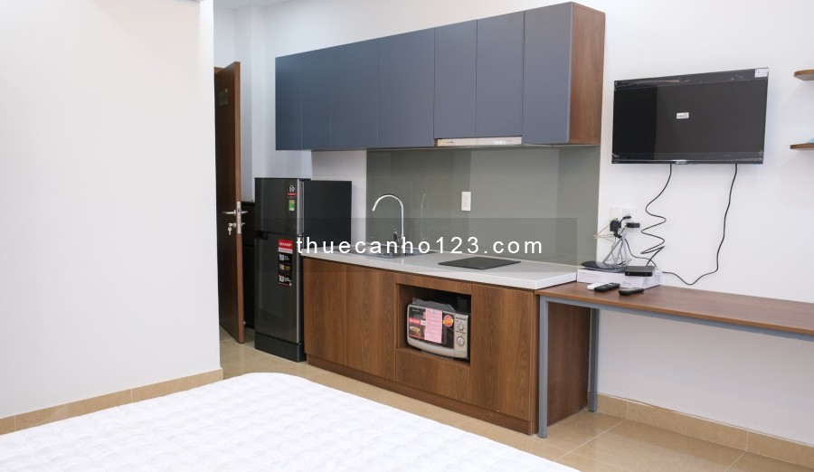 Studio full nội thất có Ban công tại Bình Thạnh. Chi tiết liên hệ tư vấn 0859890030