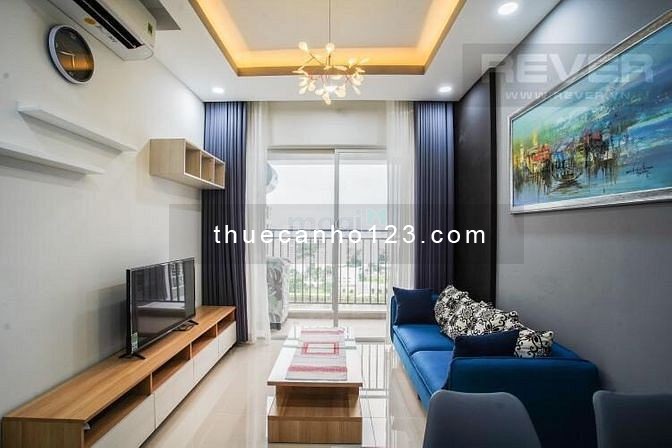 Cho thuê Căn hộ 2 PN, 2 WC, full nội thất cao cấp,lầu cao ,view thoáng mát tại Sài Gòn South .