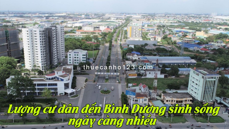  Lượng cư dân đến Bình Dương sinh sống ngày càng nhiều