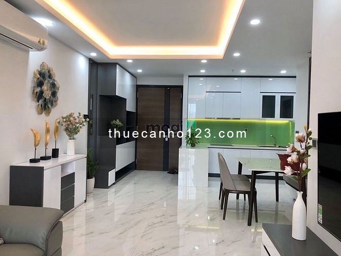 Gia đình cần cho thuê CH sunrise riverside Nhà Bè .thiết kế 2pn 2wc ,nhà mới 100%, tầng cao