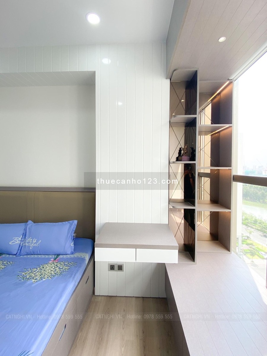 Cần cho thuê gấp căn hộ cao cấp SUNRISE RIVERSIDE , thiết kế 2PN 2WC, full nội thất hiện đại