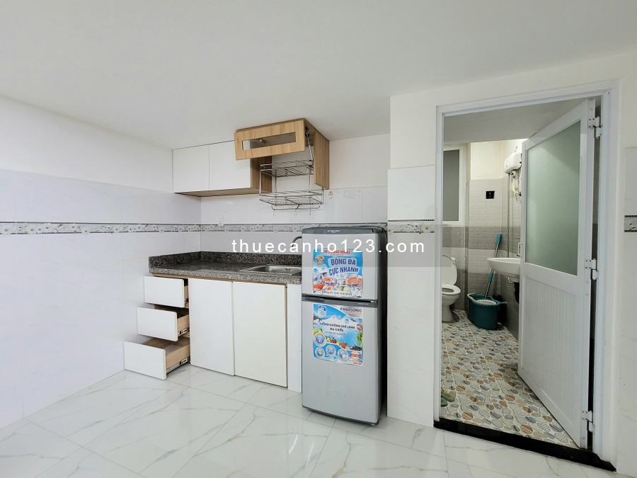 Cho thuê căn hộ Duplex ngay Etown 2, Full nội thất. Khu yên tĩnh, an ninh