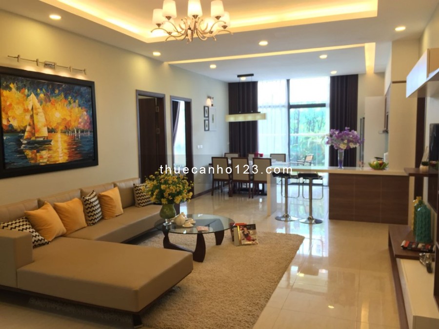 Chính chủ cần cho thuê gấp căn hộ cao cấp Saigon South Residence Nhà Bè.DT 75m2 , 2PN full nội thất