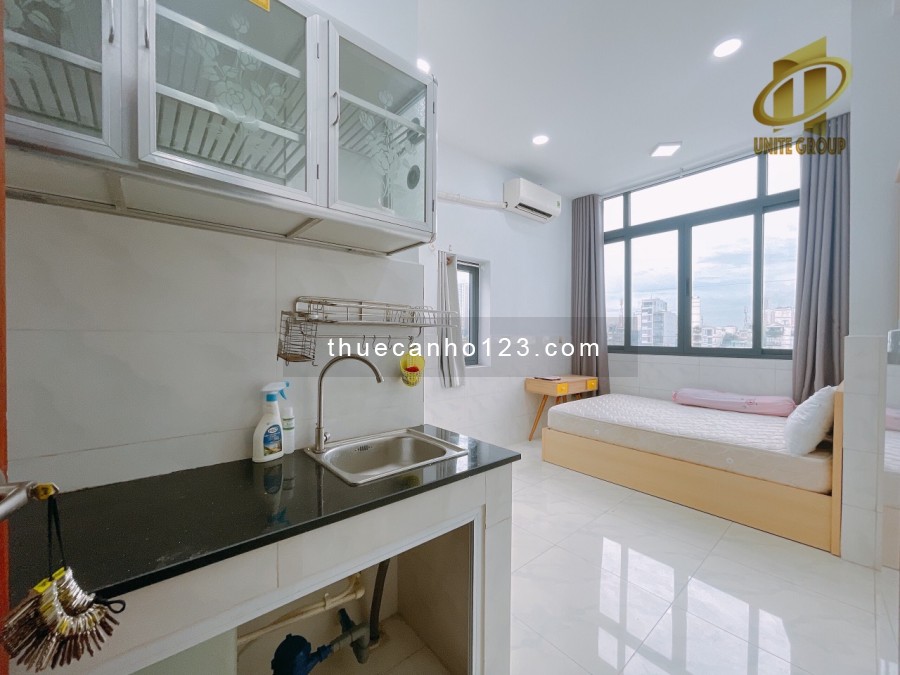 Cho thuê căn hộ dịch vụ tại Trần Xuân Soạn quận 7 Studio full nội thất mới cao cấp