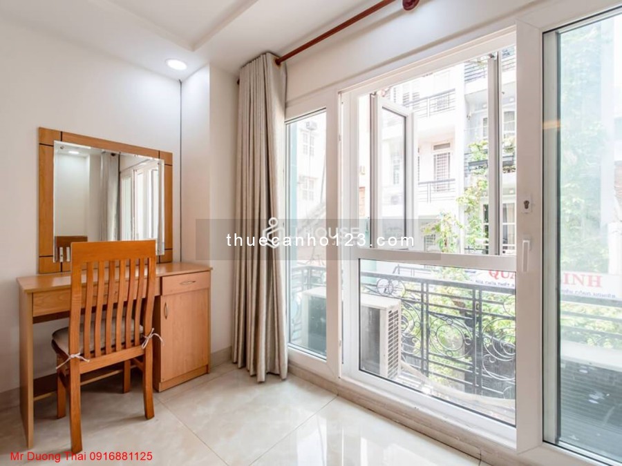 Cho thuê căn hộ 1 phòng ngủ gần đường Calmette, quận 1, 46m2, đầy đủ nội thất, giá thuê 10 triệu