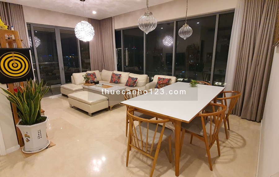 Cho thuê căn hộ 3PN View Sông tại Đảo Kim Cương - Full nội thất - Giá 2000$. LH: 0792 318 869