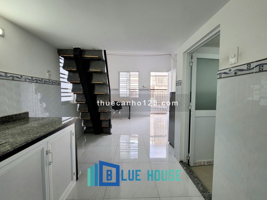 Cho thuê phòng có gác, ban công, sân phơi đồ riêng. Full nội thất ngay Etown 2 Cộng Hòa