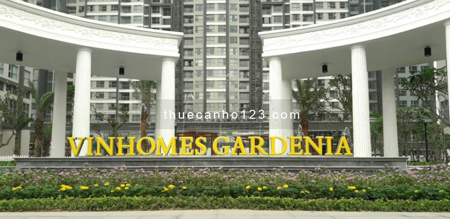 Cho thuê căn hộ chung cư Vinhomes Gardenia căn 79m2, 2 phòng ngủ, 2 vệ sinh, full nội thất