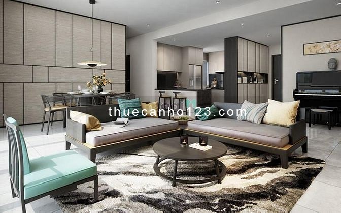 Cho thuê Chung cư cao cấp Green Valley, PMH, dt 96 m2, 2PN 2WC, nhà đẹp nội thất mới, giá 15 tr/th.