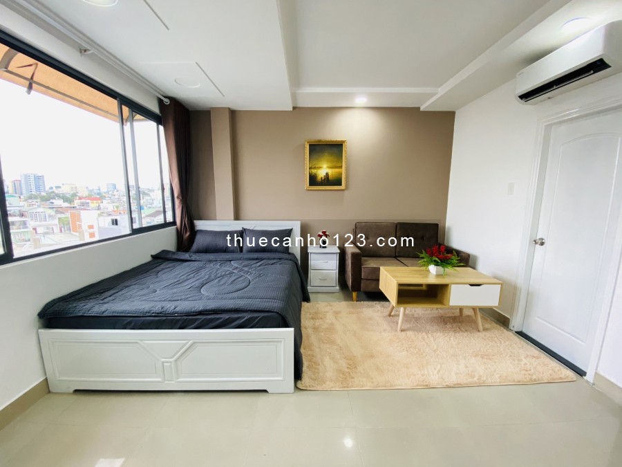 STUDIO/1PN,BAN CÔNG, Trần Quang Diệu, Quận 3, gần đường Lê Văn Sỹ giao cầu Trần Quang Diệu