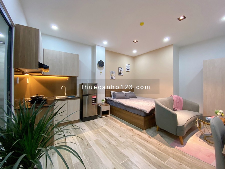 Căn hộ studio tại Nguyễn Gia Trí P25 Bình Thạnh. Full nội thất cao cấp, 30m2, Giá 7 triệu/tháng