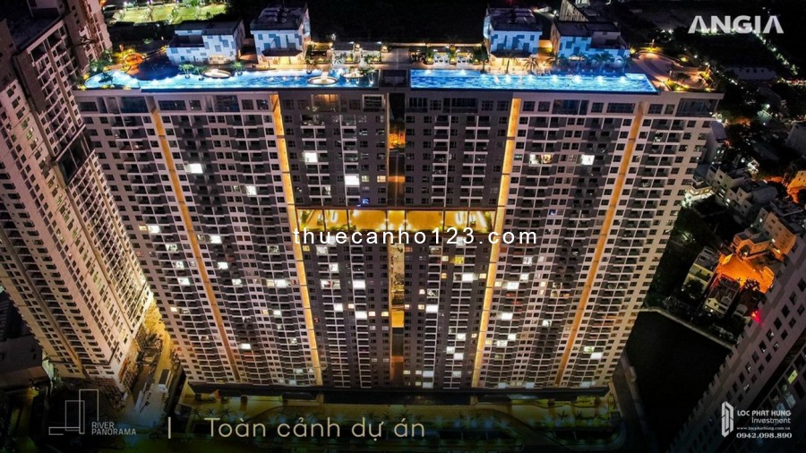 Chuyên cho thuê căn hộ River Panorama 2PN-3PN giá chỉ từ 8 triệu/tháng, Lh em ngay 0969275179