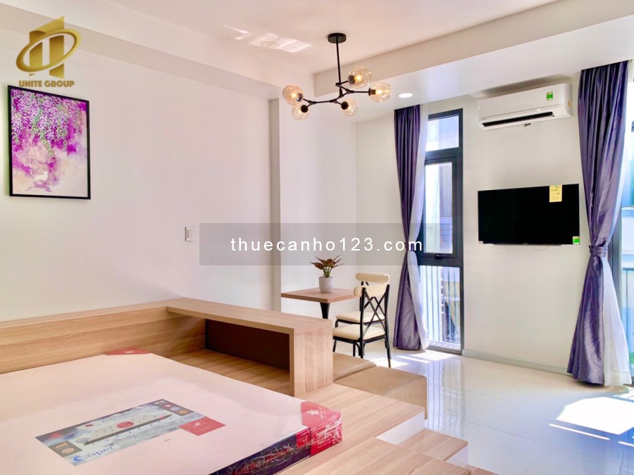 Căn hộ Studio full nội thất, NGUYỄN VĂN MẠI - gần sân bay, cửa sổ ánh sáng, TK hiện đại