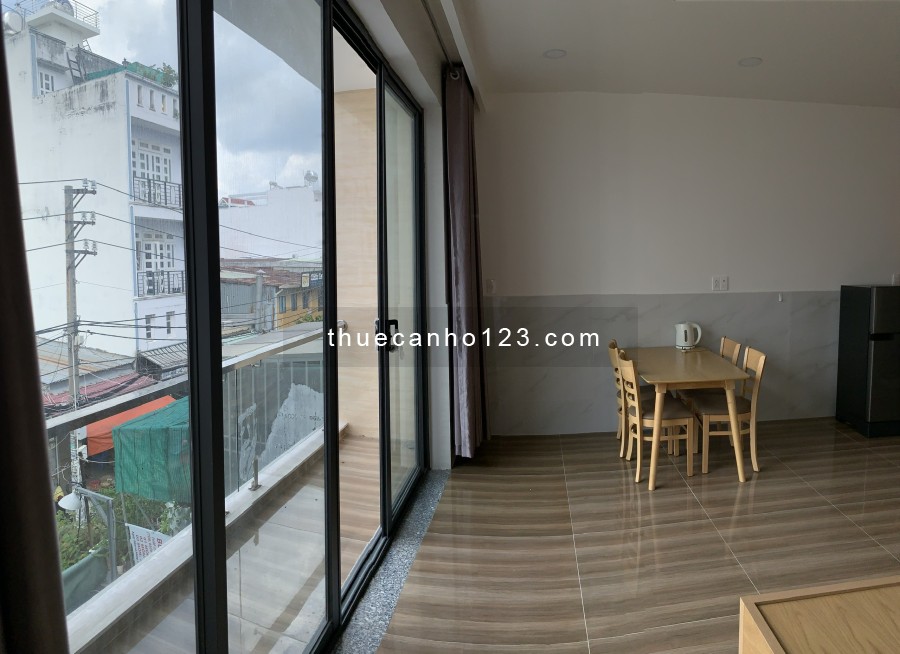 Căn Hộ Studio 40m2 - Ban Công Lớn - Full Nội Thất - Ngay Chợ Bà Chiểu