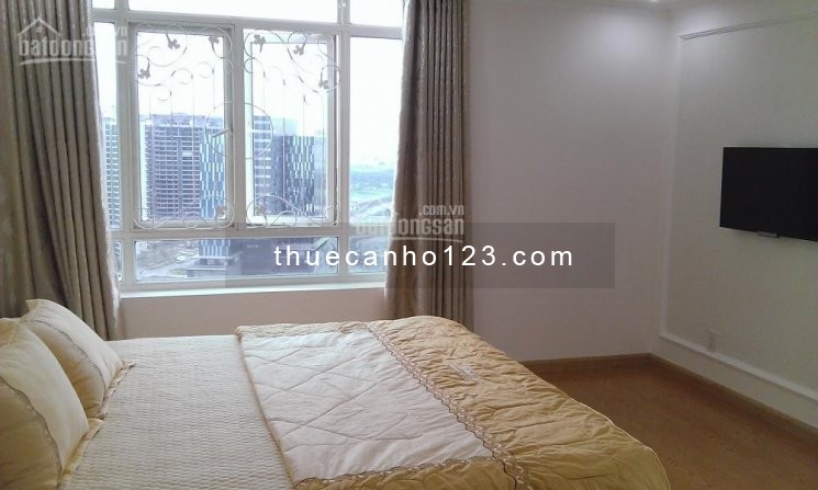 Trống cho thuê căn hộ 2pn chung cư Phú Hoàng Anh đủ nội thất giá rẻ 12 tr/ th - 0901319986