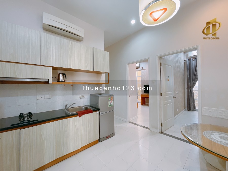 2PN, 70m2, ở Nguyễn Đình Chiểu, Phú Nhuận, BAN CÔNG mỗi phòng, bếp rộng, gần Nguyễn Văn Trỗi, ...