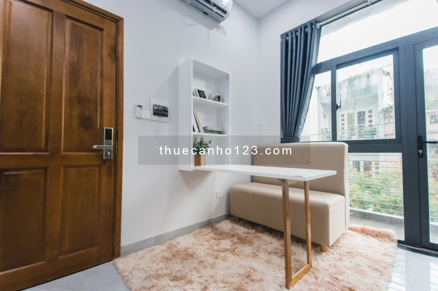 Căn hộ duplex - ban công, full nội thất, ngay ngã tư bảy hiền