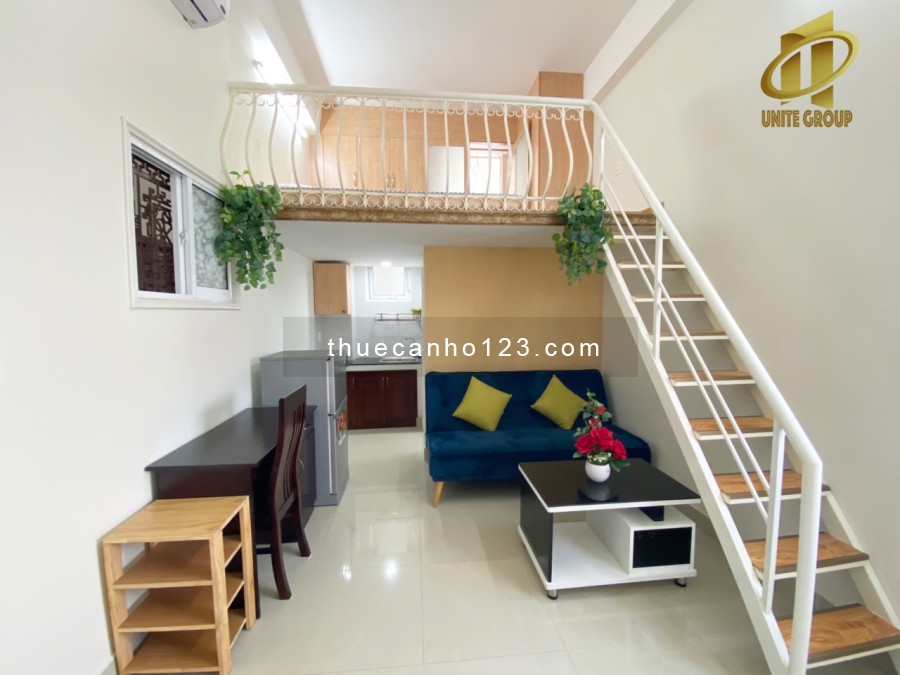 Cho thuê căn hộ dịch vụ quận 7, Duplex full nội thất HHT Full House