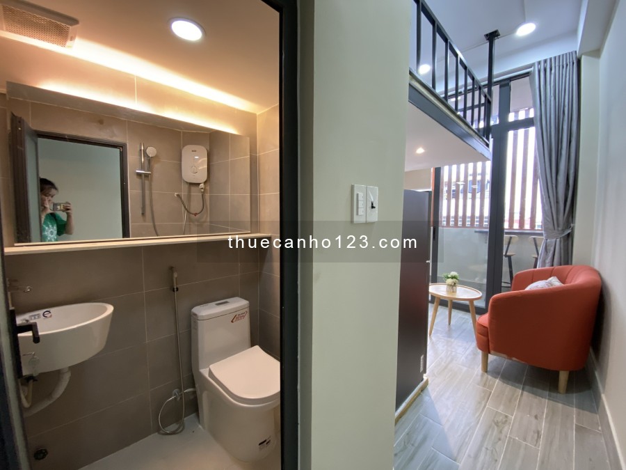 Căn hộ duplex - ban công, full nội thất, gần công viên Gia Định.