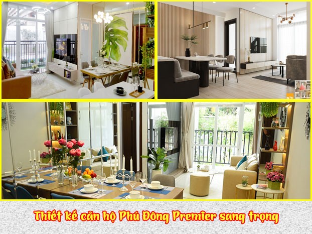 Thiết kế căn hộ Phú Đông Premier sang trọng, thông thoáng