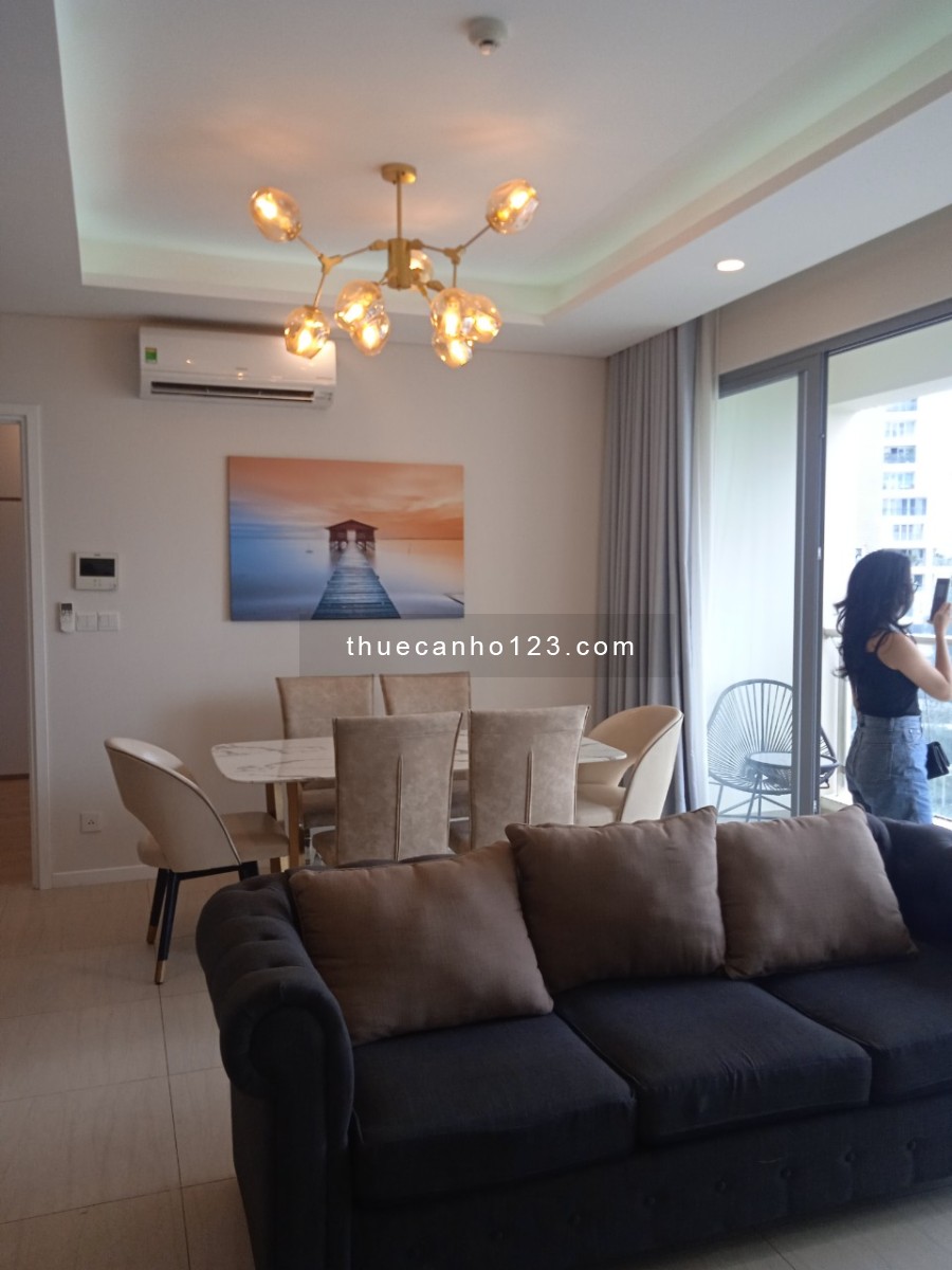 Cho thuê căn hộ full nội thất Đảo Kim Cương 2PN - 21 triệu