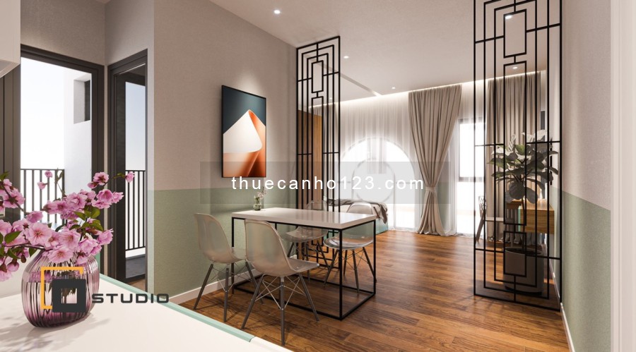 Studio full nội thất 1PN Q7, có bancol thoáng mát, Gần Crescent Mall