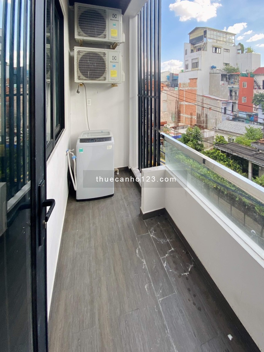 Căn hộ cao cấp Bình Thạnh, đường Nguyễn Duy, BAN CÔNG, 1PN/STUDIO, gần Phan Đăng Lưu, Vạn Kiếp