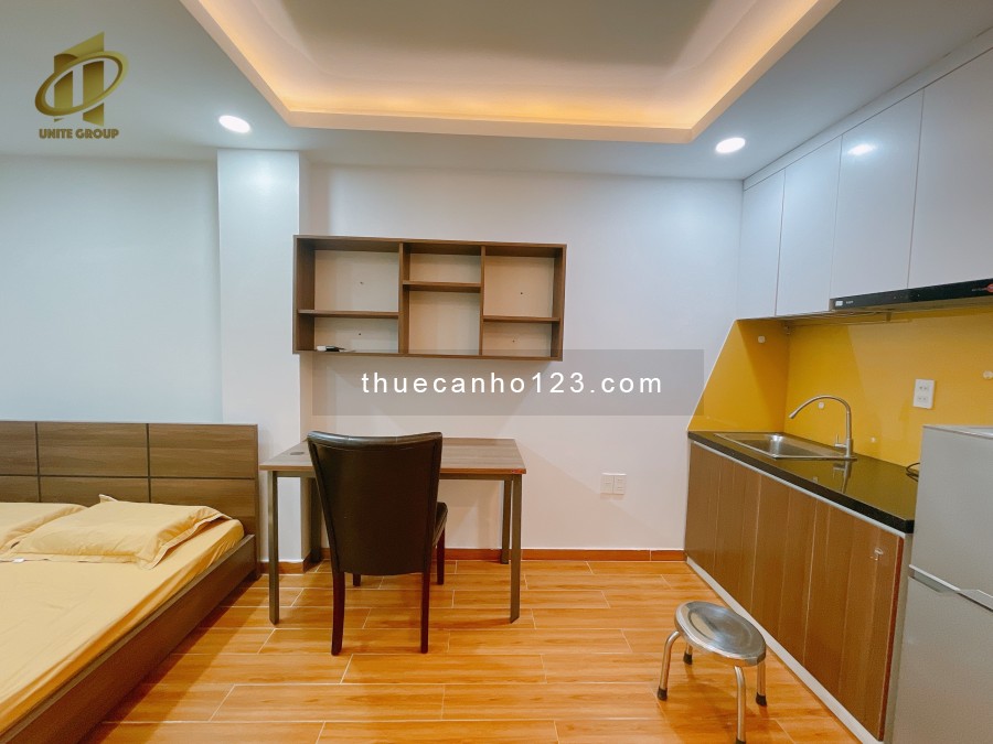 Căn hộ Bình Thạnh. PHÒNG MỚI, cửa sổ, đường Điện Biên Phủ, gần ĐH Hutech, Hồng Bàng