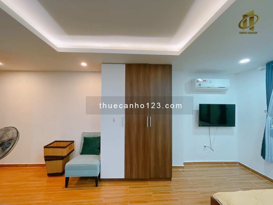 Căn hộ Bình Thạnh. PHÒNG MỚI, cửa sổ, đường Điện Biên Phủ, gần ĐH Hutech, Hồng Bàng