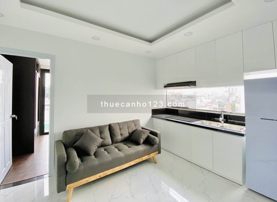 Căn hộ Bình Thạnh, đường Nguyễn Duy, 1 phòng ngủ, BAN CÔNG, VIEW LANDMARK 81