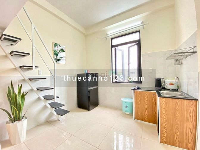 Cho thuê căn hộ Duplex 32m2 đường Chu Văn An, Bình Thạnh giá rẻ 4,5 tr th - lh 0907283677