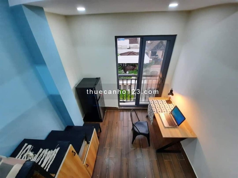 Cho thuê căn hộ có gác 30m2 ở Lam Sơn Tân Bình
